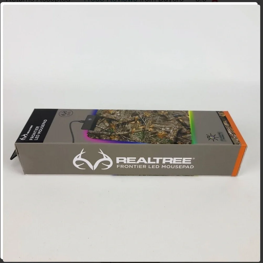 Realtree Frontier LED Mousepad Camo design Light Up New NIP